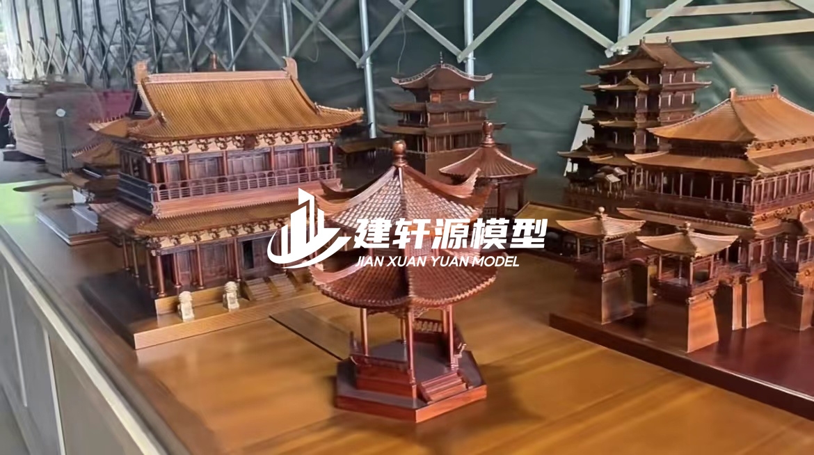 汉阴古建模型制作